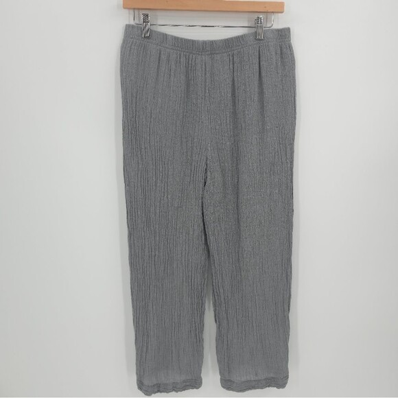 Stella Carakasi Womens 100% Hemp Chanvre 2-Piece Set Top Pnats Size S/M Crinkle - Picture 9 of 16